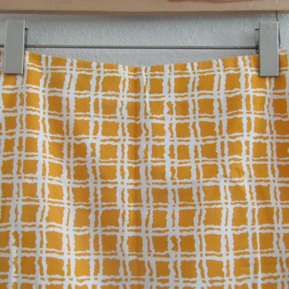 Talbots Women's Plaid Skirt 8 Petite Yellow Preppy Academia Office Church - Picture 2 of 11